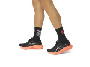 ASICS Hardlopen | Sokken>PERFORMANCE RUN SOCK CREW Performance Black/Sunrise Red