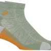 ASICS Hardlopen | Sokken>PERFORMANCE RUN SOCK QUARTER Dark Jade/Fellow Yellow