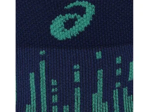ASICS Hardlopen | Sokken>PERFORMANCE RUN SOCK QUARTER Aurora Green/Blue Expanse