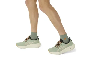 ASICS Hardlopen | Sokken>PERFORMANCE RUN SOCK QUARTER Dark Jade/Fellow Yellow