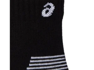 ASICS Kleding | Sokken>2PPK CUSHION RUN QUARTER SOCK Performance Black/Brilliant White