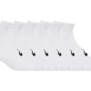 ASICS Hardlopen | Sokken>6PPK QUARTER SOCK Brilliant White