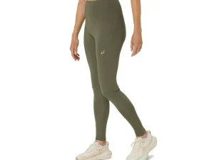 ASICS Kleding | Hardlopen>ROAD HIGH WAIST TIGHT Mantle Green