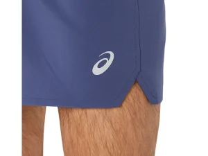 ASICS Kleding | Hardlopen>ROAD 5IN SHORT Thunder Blue