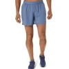 ASICS Kleding | Hardlopen>ROAD 2-N-1 5IN SHORT Denim Blue/Denim Blue