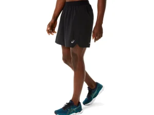ASICS Kleding | Hardlopen>ROAD 2-N-1 7IN SHORT Performance Black/Carrier Grey