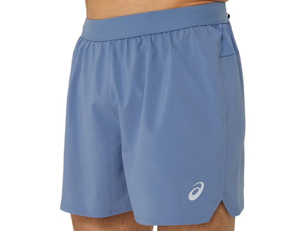 road_n_in_short_3-4.webp ASICS Kleding | Hardlopen>ROAD 2-N-1 5IN SHORT Denim Blue/Denim Blue