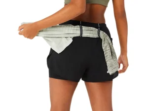 ASICS Kleding | Shorts>ROAD 2-N-1 3.5IN SHORT Performance Black/Performance Black