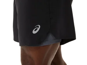ASICS Kleding | Hardlopen>ROAD 2-N-1 7IN SHORT Performance Black/Carrier Grey