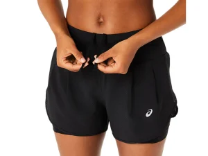 ASICS Kleding | Shorts>ROAD 2-N-1 3.5IN SHORT Performance Black/Performance Black