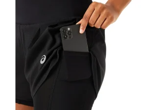 ASICS Kleding | Shorts>ROAD 2-N-1 3.5IN SHORT Performance Black/Performance Black