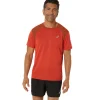 ASICS Kleding | Hardlopen>ROAD SS TOP True Red/Spice Latte