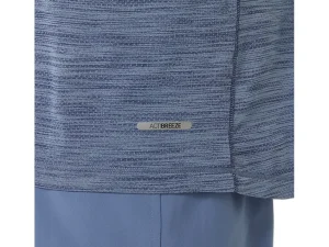 ASICS Kleding | Hardlopen>ROAD SS TOP Denim Blue/Thunder Blue