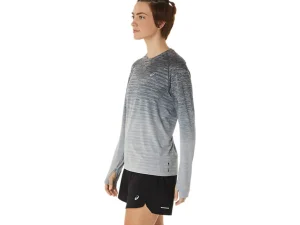 ASICS Kleding | Hardlopen>SEAMLESS LS TOP Carrier Grey/Glacier Grey