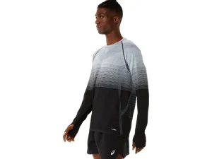ASICS Kleding | Hardlopen>SEAMLESS LS TOP Performance Black/Carrier Grey
