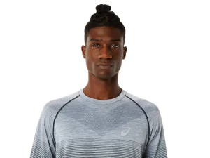ASICS Kleding | Hardlopen>SEAMLESS LS TOP Performance Black/Carrier Grey