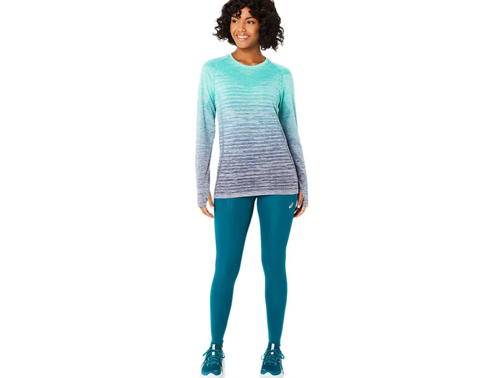 seamless_ls_top_6-1.webp ASICS Kleding | Hardlopen>SEAMLESS LS TOP Aurora Green/Blue Expanse