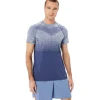 ASICS Kleding | Hardlopen>SEAMLESS SS TOP Denim Blue/Thunder Blue