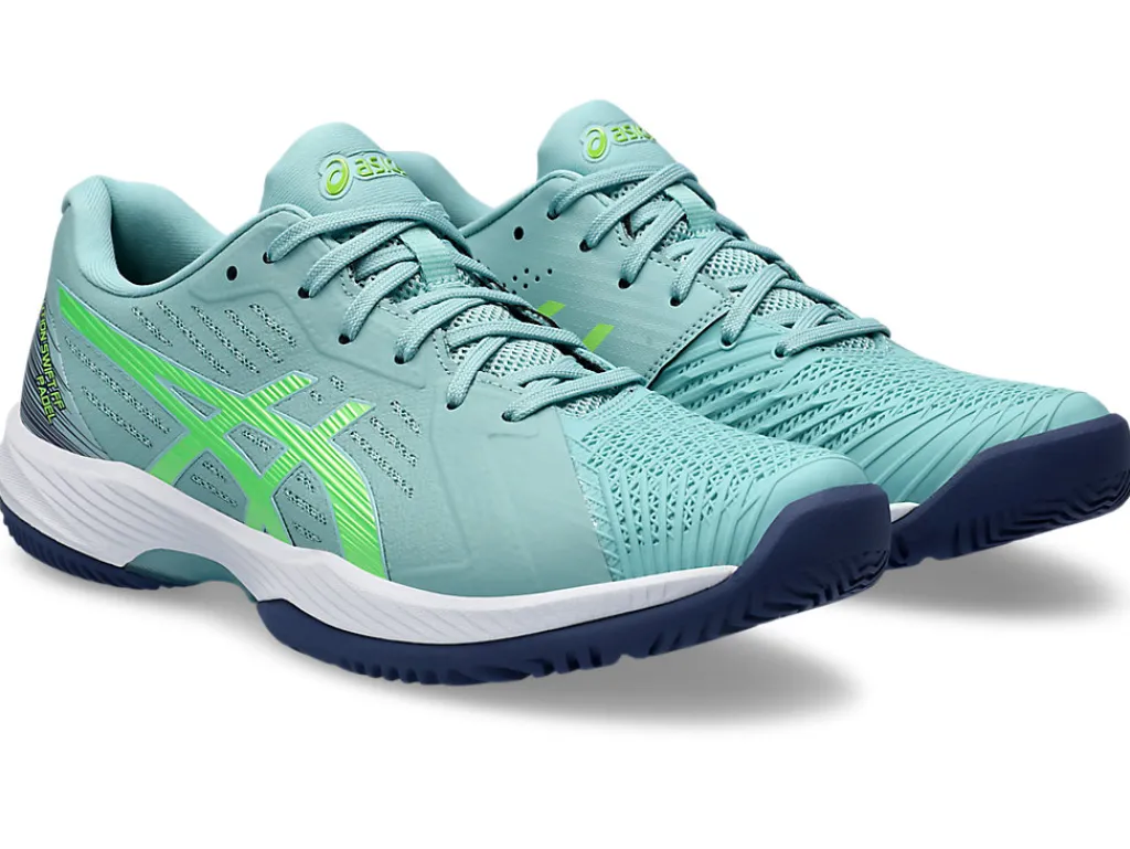 solution_swift_ff_padel_1.webp ASICS Padel | Padel>SOLUTION SWIFT FF PADEL Teal Tint/Electric Lime