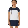 ASICS Kleding | Tennis>TENNIS SS TOP Brilliant White/Midnight