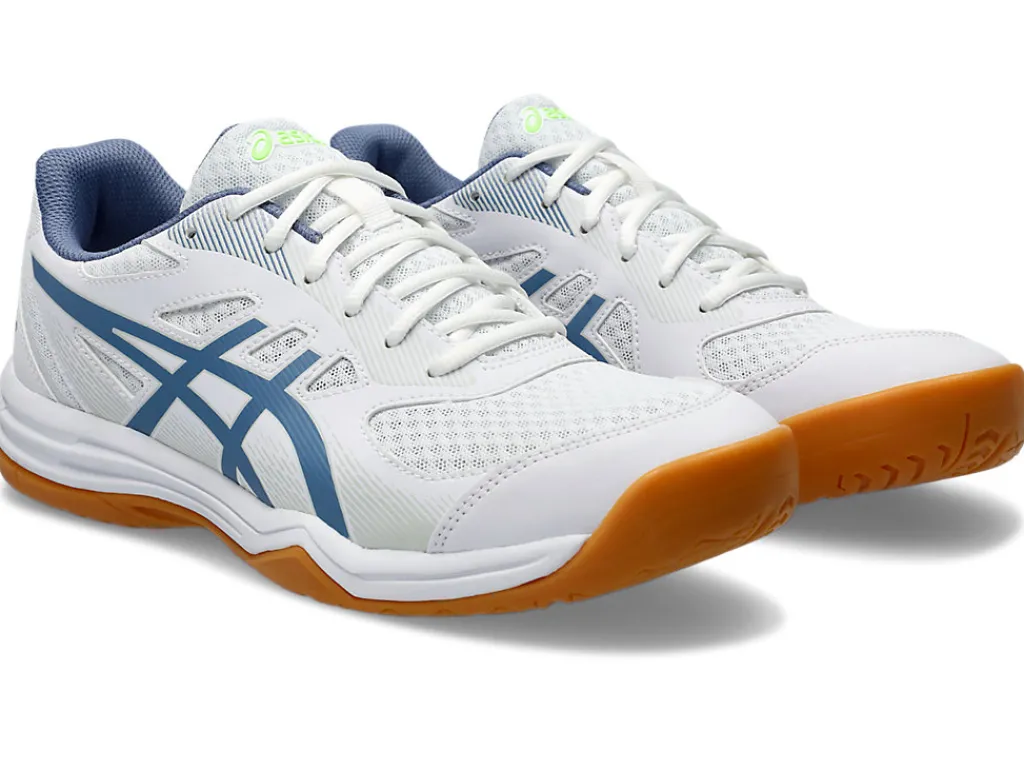 upcourt__1.webp ASICS Squash & badminton | Handbal>UPCOURT 5 White/Denim Blue